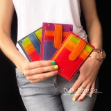 Цветные кожаные визитницы DuDu, Италия