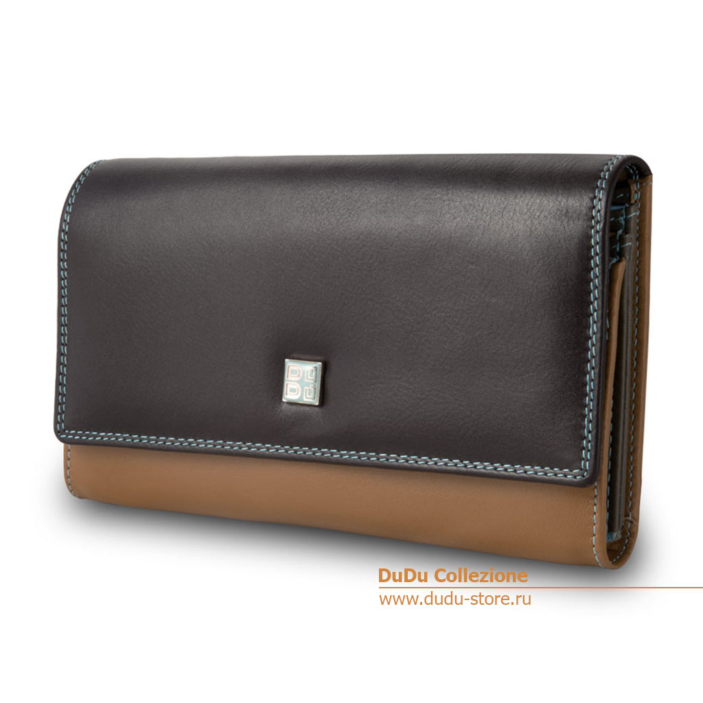 Кошелек кожаный разноцветный