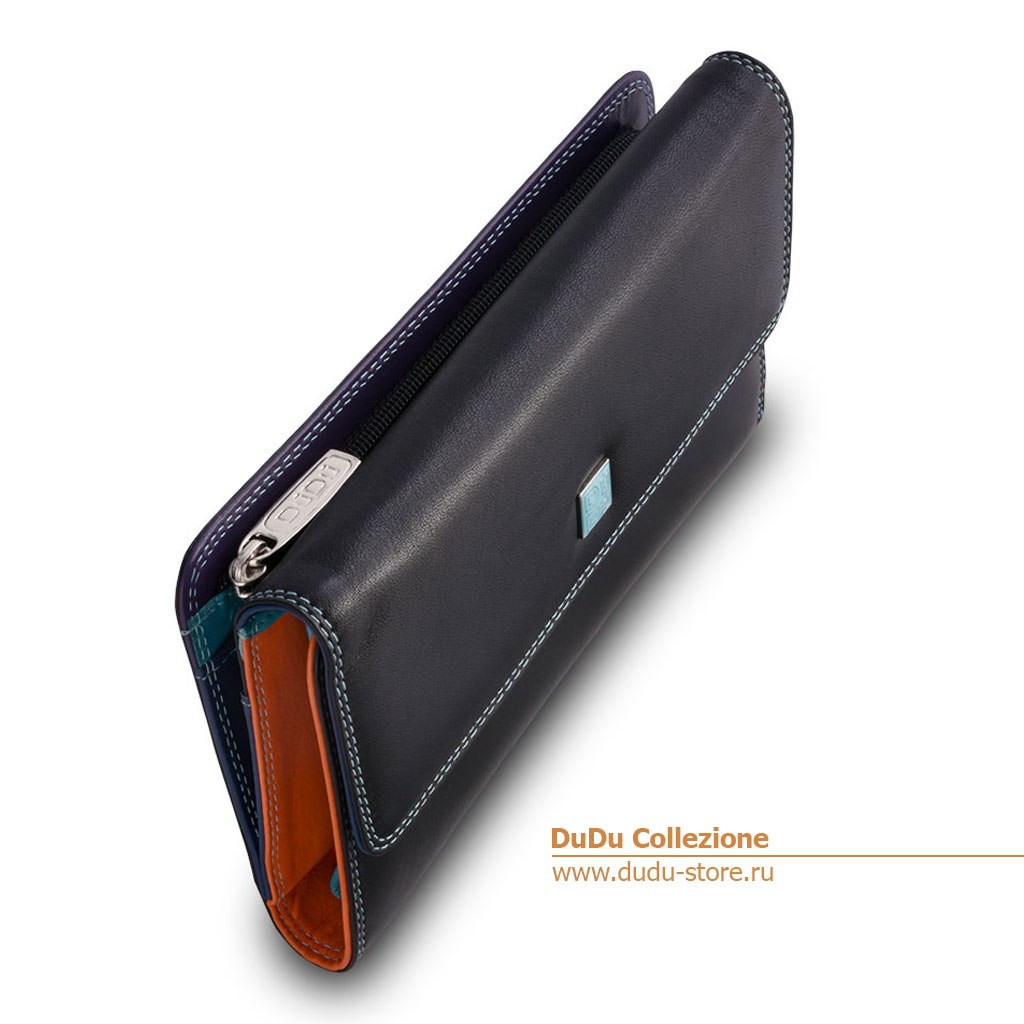 Купить черный женский кошелек DuDu Bags