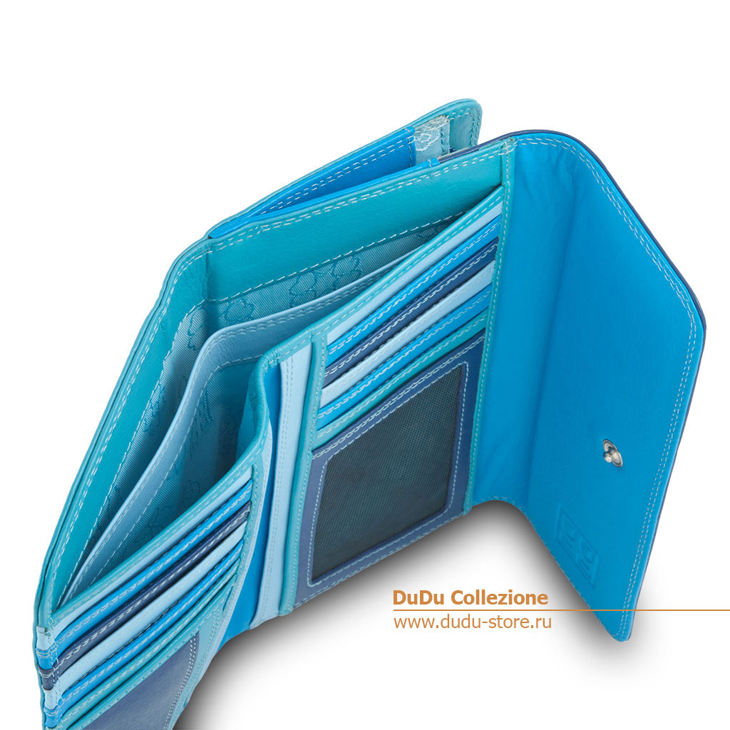 Кошелек кожаный цветной DuDu Bags